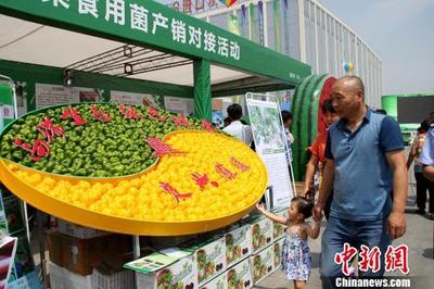 环京津贫困县农产品出山入市 千种亮相河北高碑店